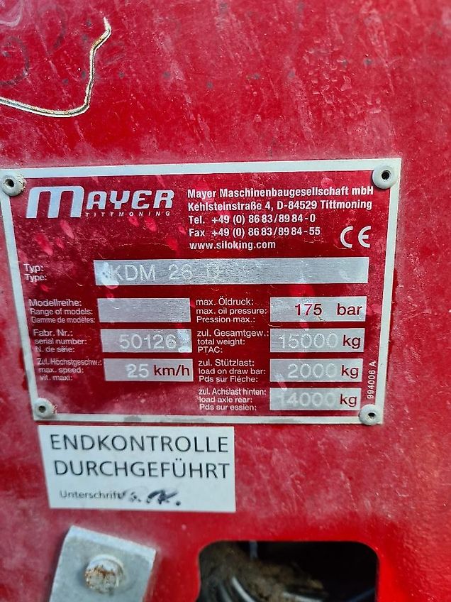 Kverneland Siloking - 26