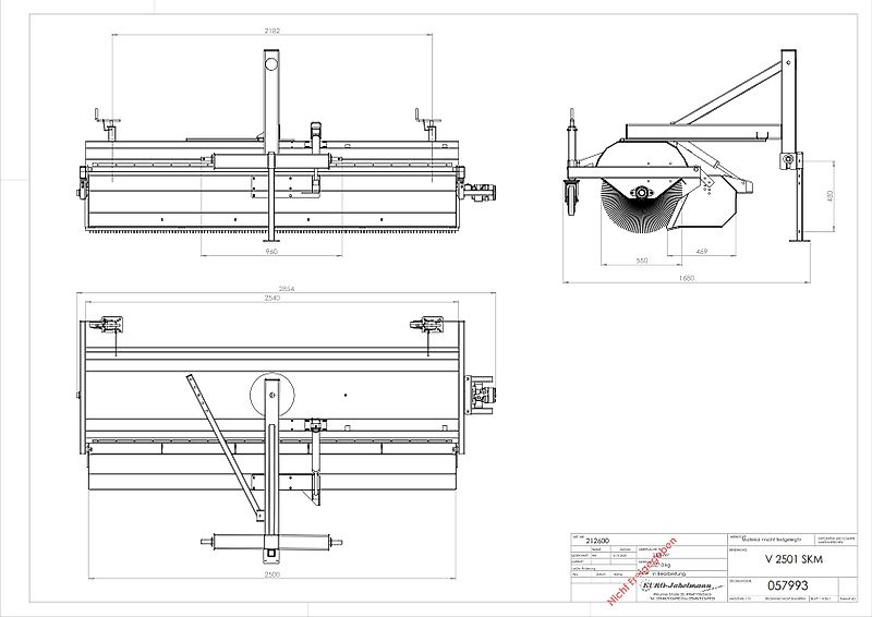 EURO-Jabelmann Kehrmaschinen, NEU, Breiten 1500 - 2500 mm, eigene Herstellung, für Schlepper + Stapler