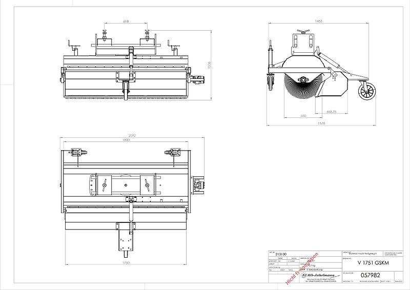 EURO-Jabelmann Kehrmaschinen, NEU, Breiten 1500 - 2500 mm, eigene Herstellung, für Schlepper + Stapler
