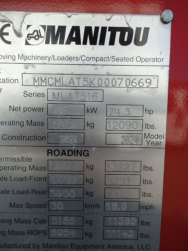 Manitou MLA 516 T