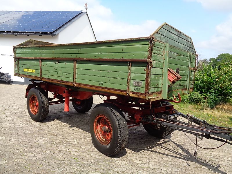 Welger DK 120-2 Typ 3Seitenkipper mit Zusätzliche Bordwände und Dreiecke für Planengestell