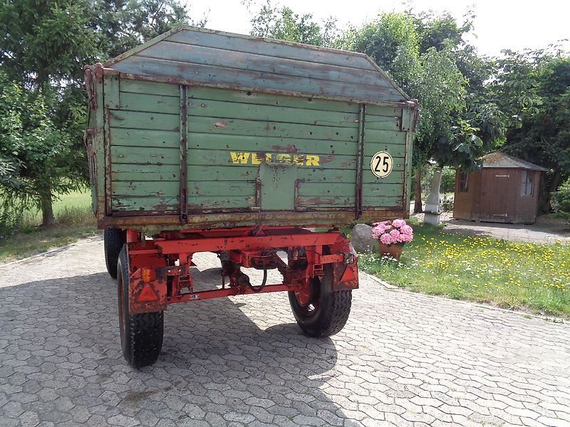 Welger DK 120-2 Typ 3Seitenkipper mit Zusätzliche Bordwände und Dreiecke für Planengestell