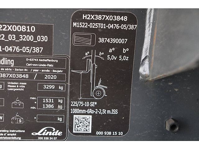 Linde E25L-01 Forklift