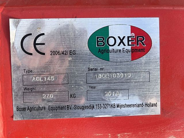 Boxer AGL 145 KLEPELMAAIER