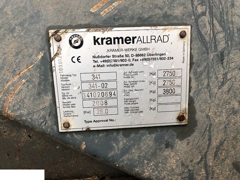 Kramer Allrad 280 341-02 Radlader - Części - Zwrotnica (Części zamienne)
