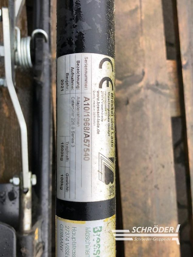 Bressel und Lade ADAPTERRAHMEN | CAT KOMPAKTLADER | EURO