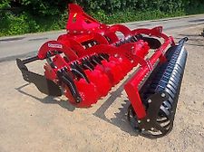 Scheibenegge 300Cm schwer mit Dachringwalze PULVERLAKIERT 3,0