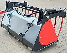 Silagegreifer / Greifschaufel / 1.2-2.4 mit eingeschraubten Zinken – Für Mist, Silage und organische Materialien