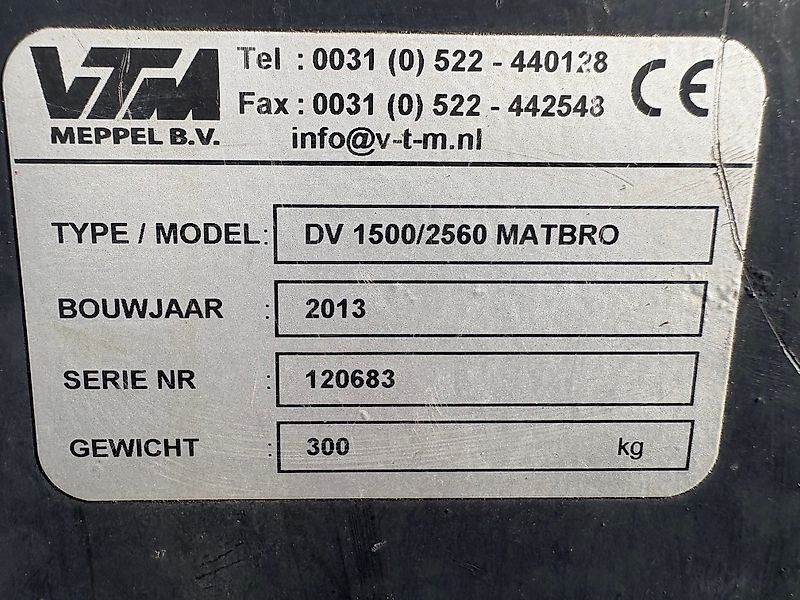 Merlo VTM Volumebak 3,3m3