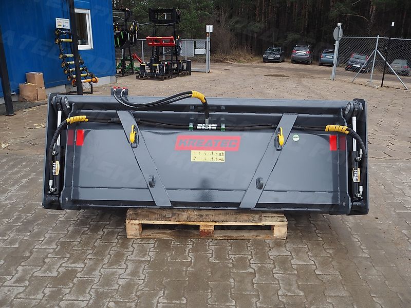 KREATEC Schaufel 4in1/Klappschaufel 1,4m HEAVY, schwere Ausfuehrung, Hardox